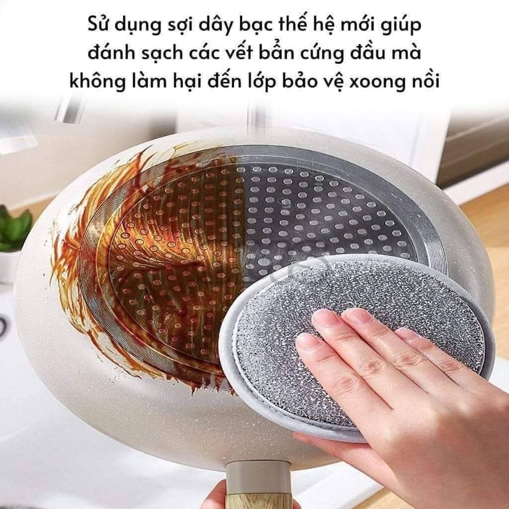 BÔNG CƯỚC RỬA CHÉN 2 MẶT XỊN (0.5)