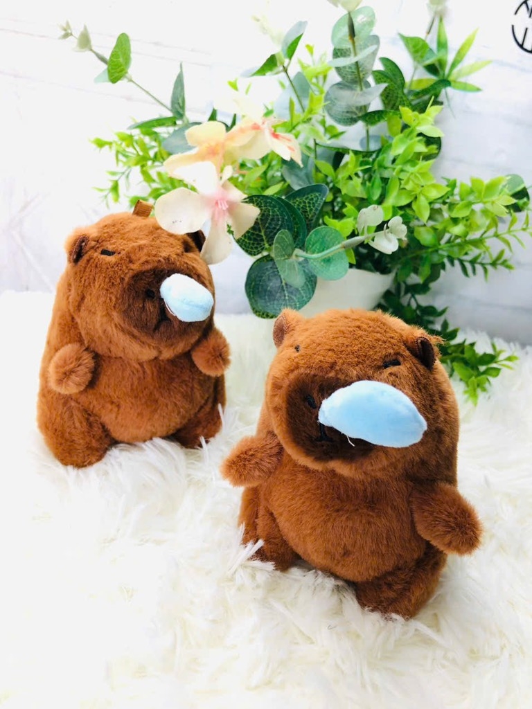 MÓC KHOÁ CAPYBARA XỊN CÓ DÂY RÚT KUTE (3)