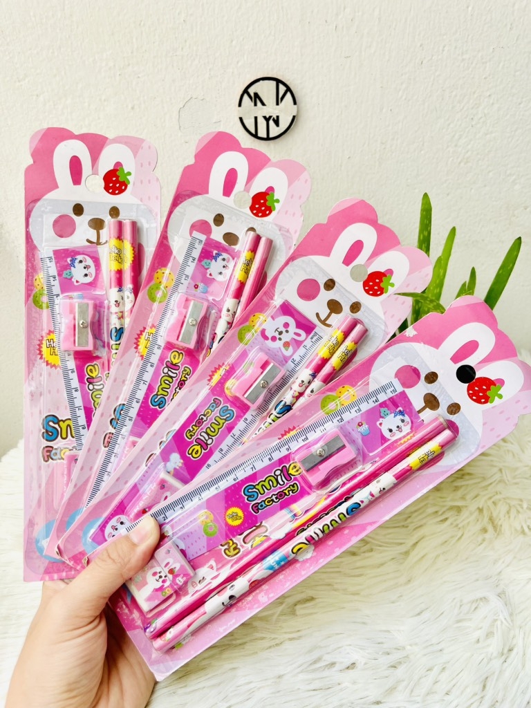 BỘ DỤNG CỤ HỌC TẬP 5 MÓN CHO BÉ (1)