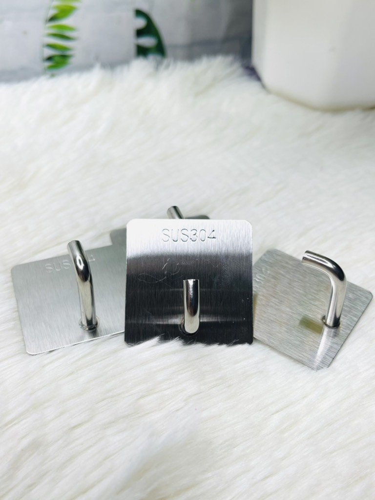 Móc Treo Đồ Dán Tường Inox 304 Loại 1 (ko ck)