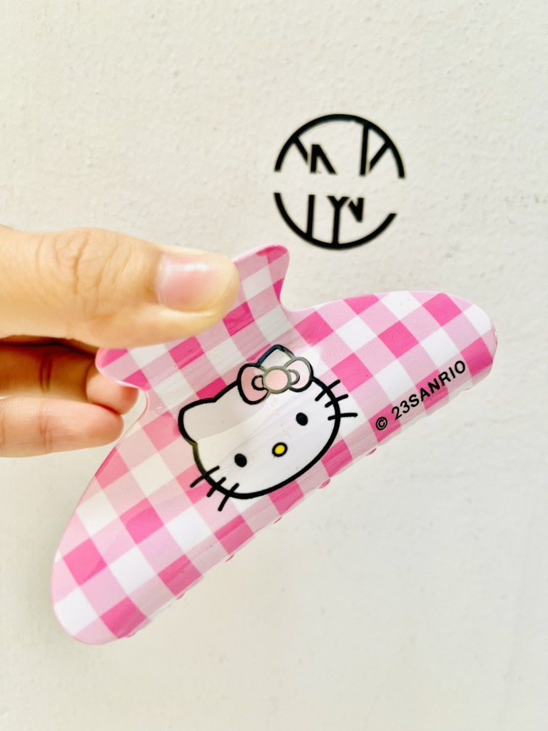 KẸP NGOẶM TÓC KITTY HỒNG LỚN (2)
