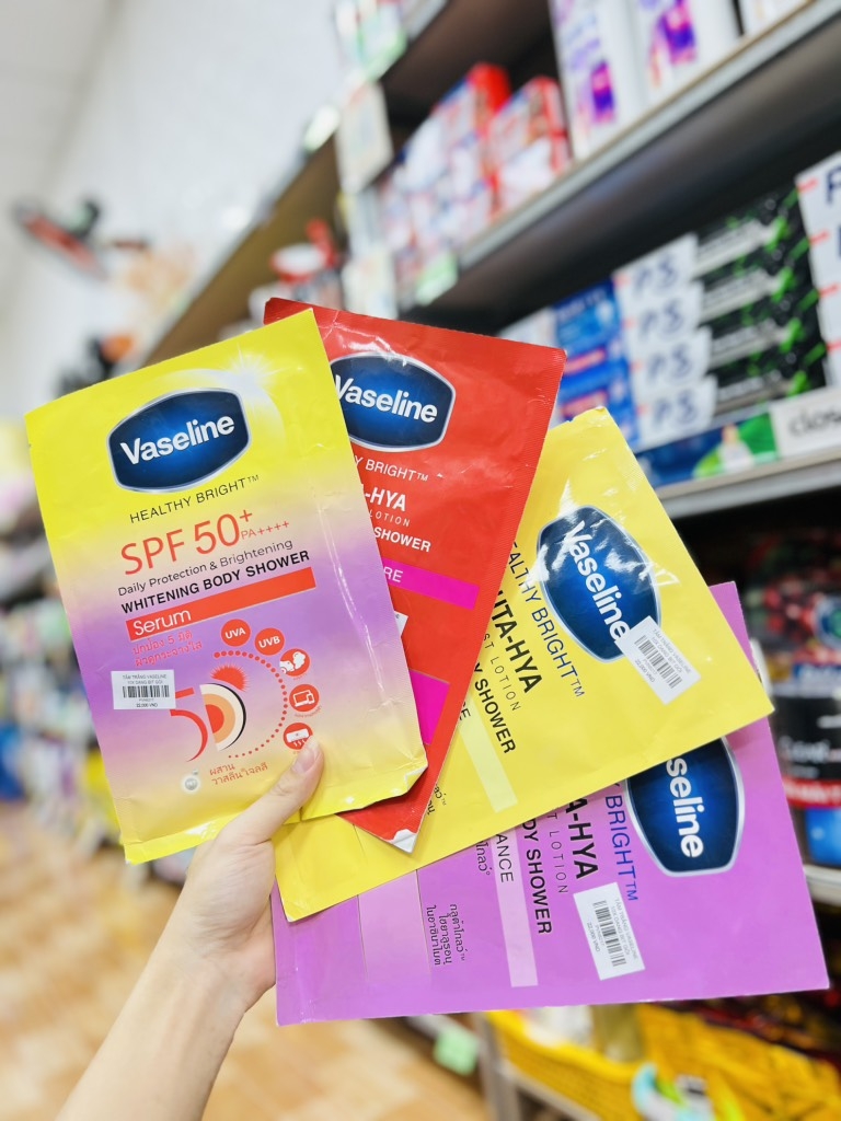 TẮM TRẮNG VASELINE 10X DẠNG BỊT GÓI '
