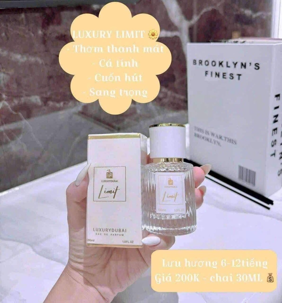 NƯỚC HOA LUXURY DUBAI SIÊU HOT, (15) (tách rời 1chai) '