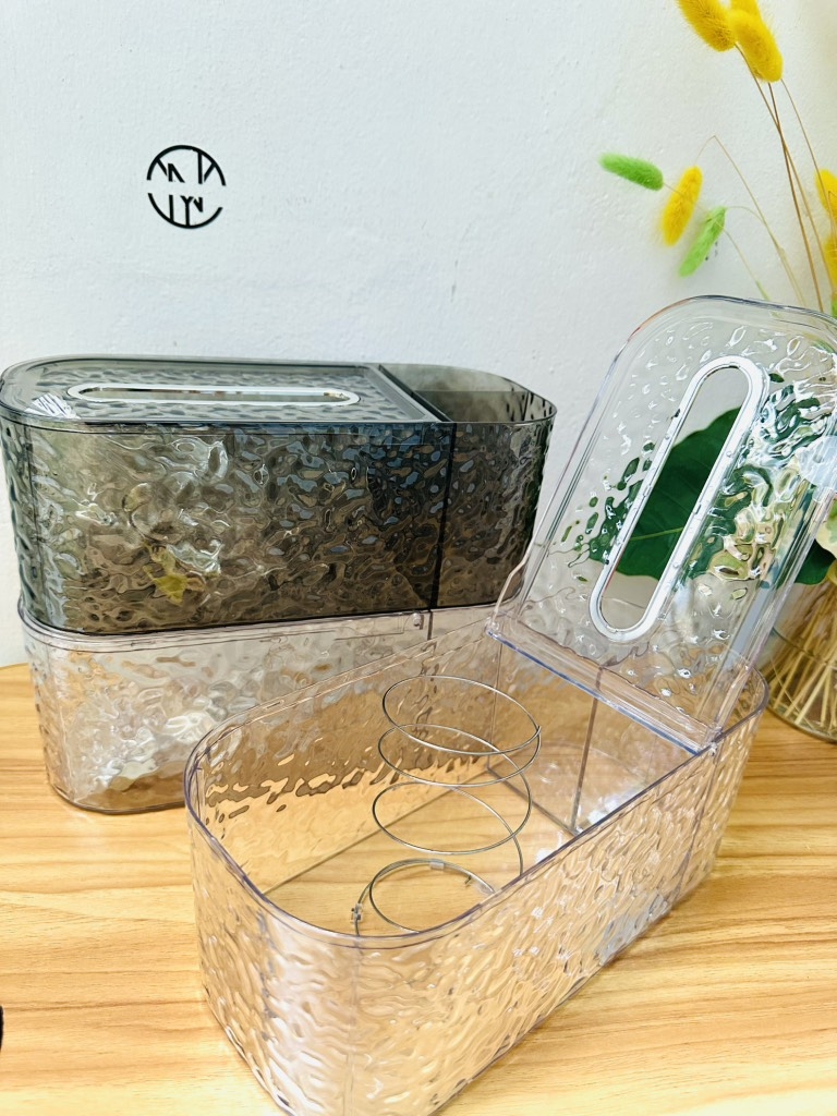 HỘP ĐỰNG GIẤY CON THỎ 3 NGĂN SANG TRỌNG (4)