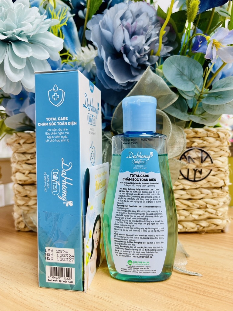 DDVS DẠ HƯƠNG FRESH CHĂM SÓC TOÀN DIỆN XANH 120ml (K.CKhau) '
