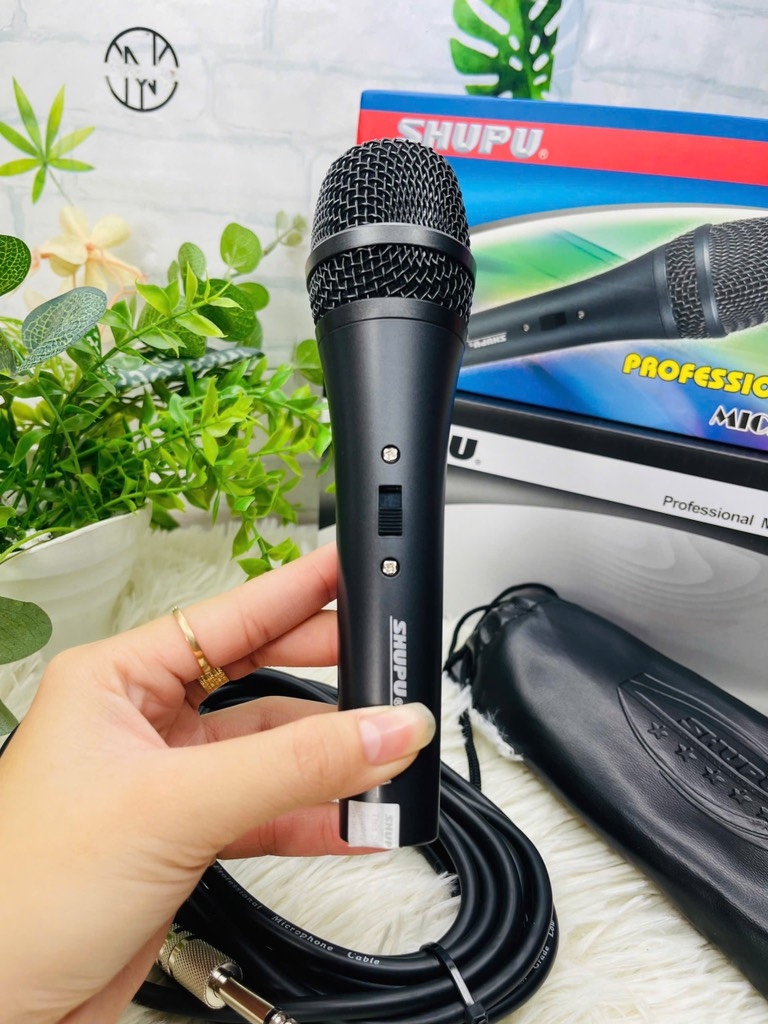 MICRO CÓ DÂY SHUPU 818 KARAOKE CAO CẤP (20)