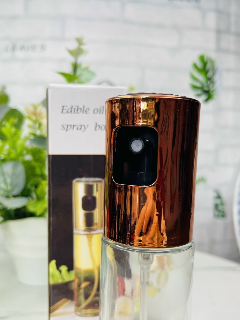Chai xịt thủy tinh đựng dầu, dấm 4x18cm -100ml (1)