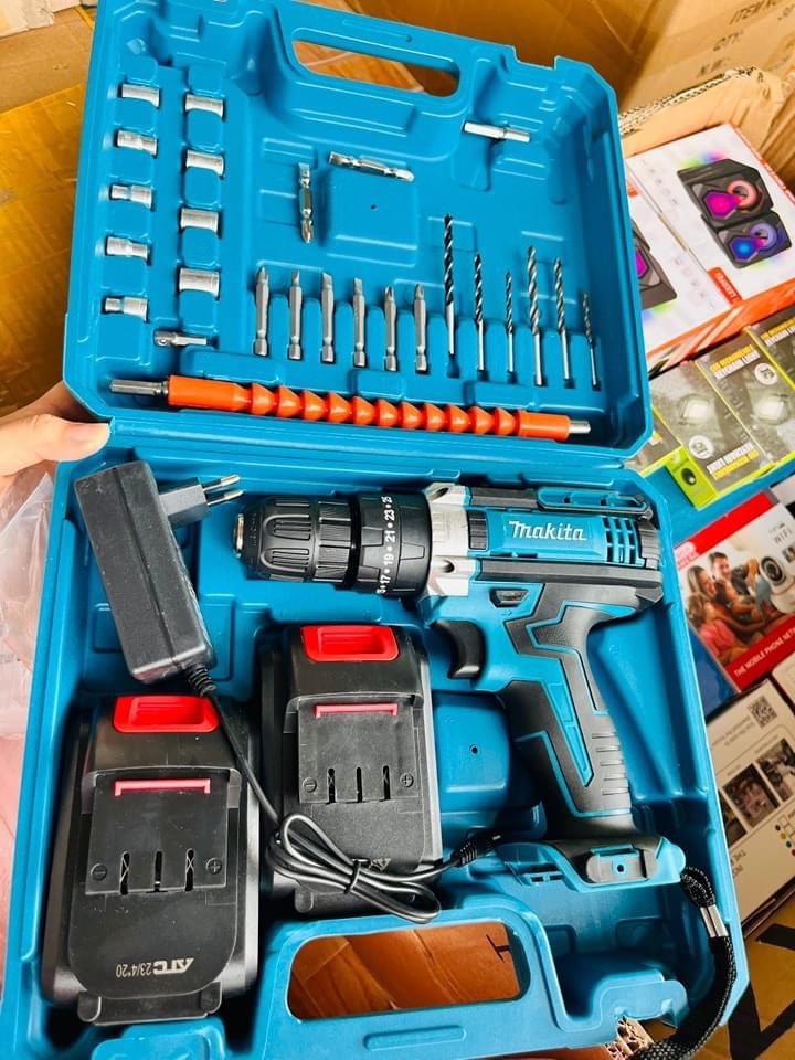 Bộ Khoan Điện Bắn Vít 36V Bản 2 Pin Makita Full Phụ Kiện (40)