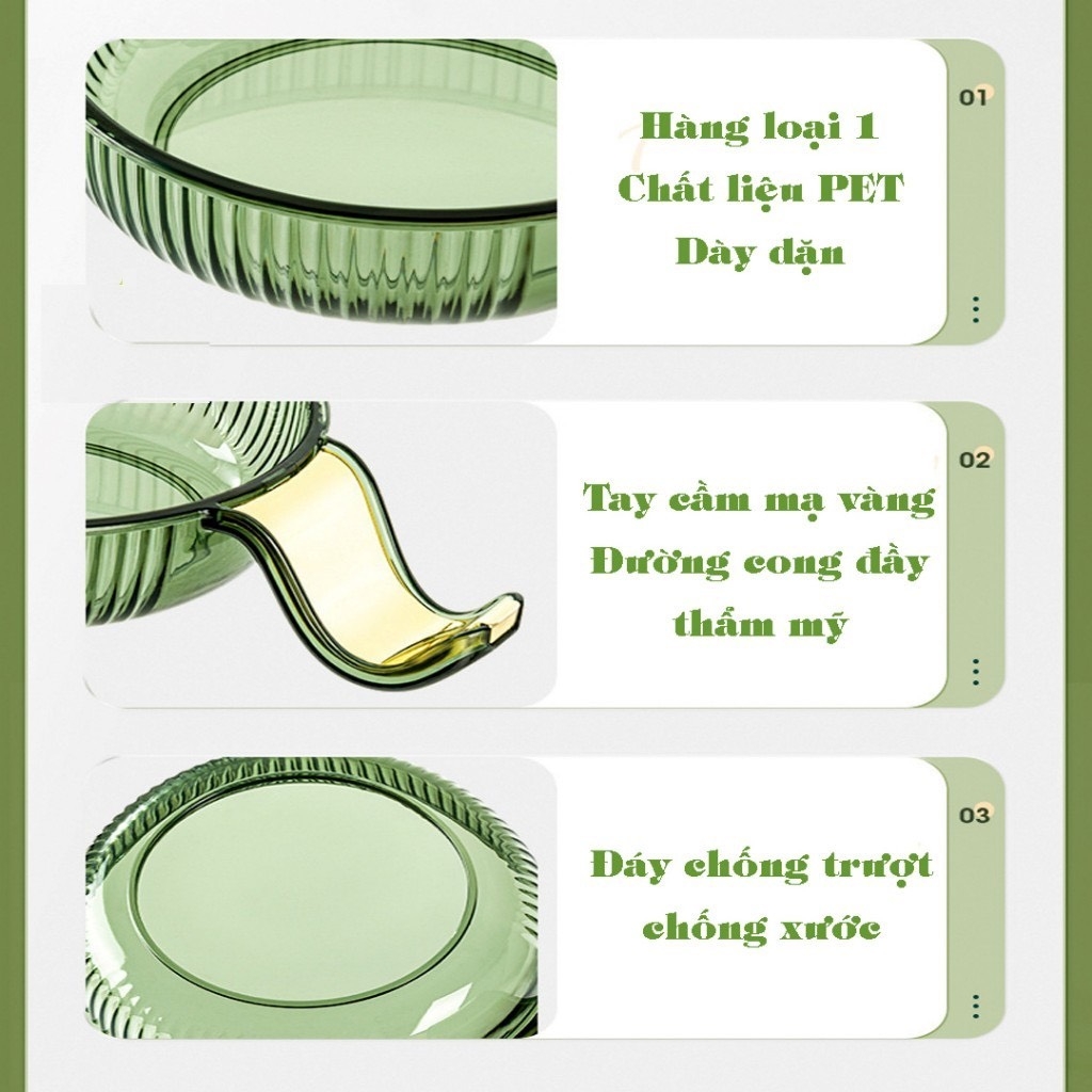 Chén Đựng Nước Chấm 4 Ngăn ( Mua 4 Tặng Khay) (1)