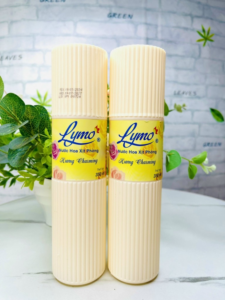 XỊT PHÒNG LYMO CHÍNH HÃNG MẪU SỌC VÀNG (2)