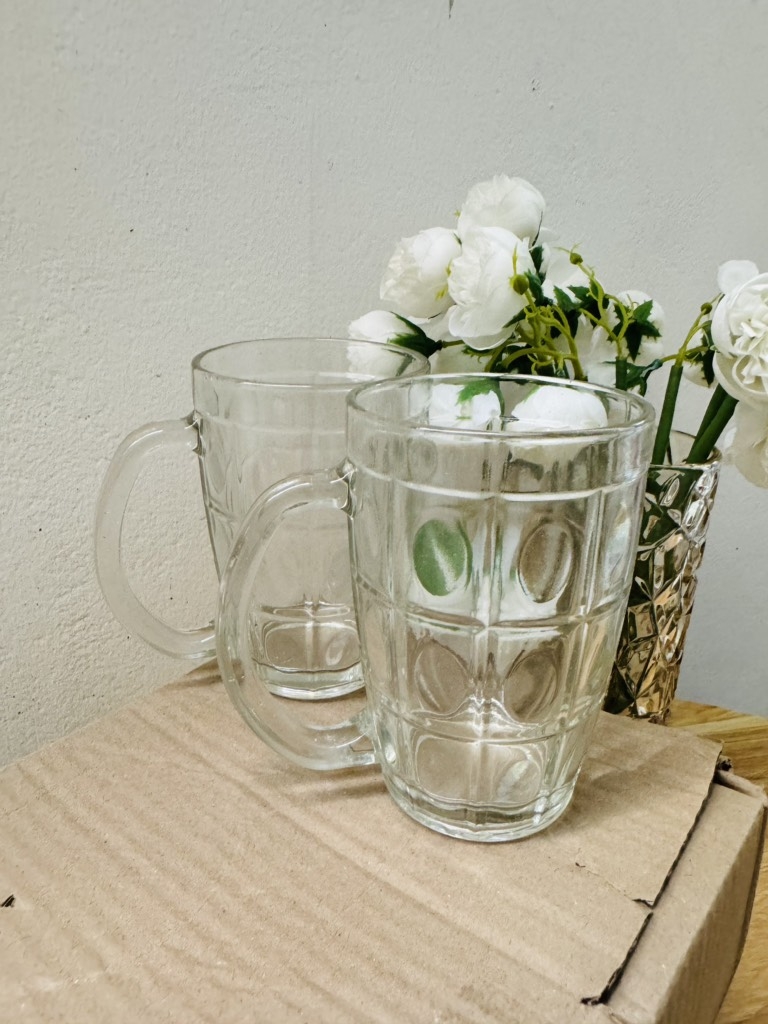 Ly Thuỷ Tinh Uống Bia Truyền Thống Mẫu Vừa Uống (1)