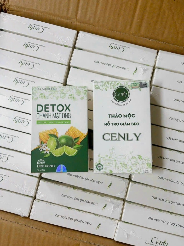HỖ TRỢ GIẢM CÂN CENLY C.HÃNG TẶNG DETOX LẺ CTY 590K (30) '