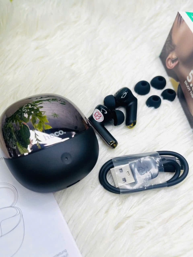 TAI NGHE BLUETOOTH HOCO EQ10 GIẢM ỒN KIỂU DÁNG AIRPODS CHÍNH HÃNG (24)