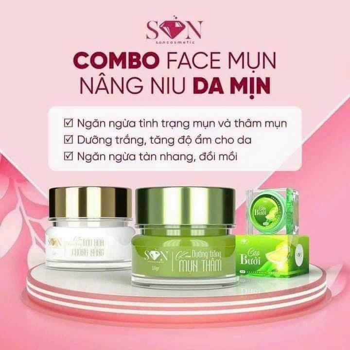 COMBO KEM FACE SON (trắng+xanh) (trắng+tím) (15)