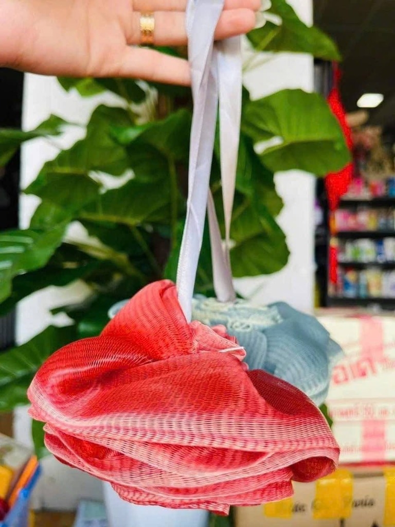 Bông Tắm Lưới Hình Hoa Hồng (2)
