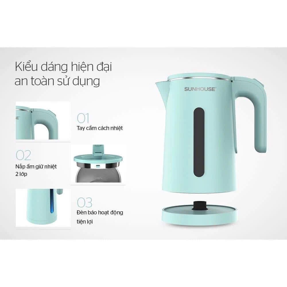 Ấm Đun Nước Siêu Tốc Sunhouse Chính Hãng 1l8 (20)