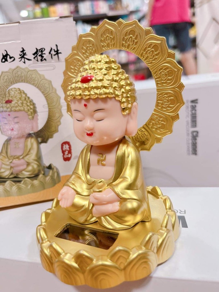 TƯỢNG PHẬT THÍCH CA GẬT ĐẦU DÙNG NĂNG LƯỢNG MT 12.5cm (12)