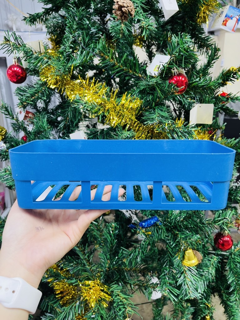 Kệ Đựng Đồ Dán Tường Siêu Dính Size To 25cm (1)