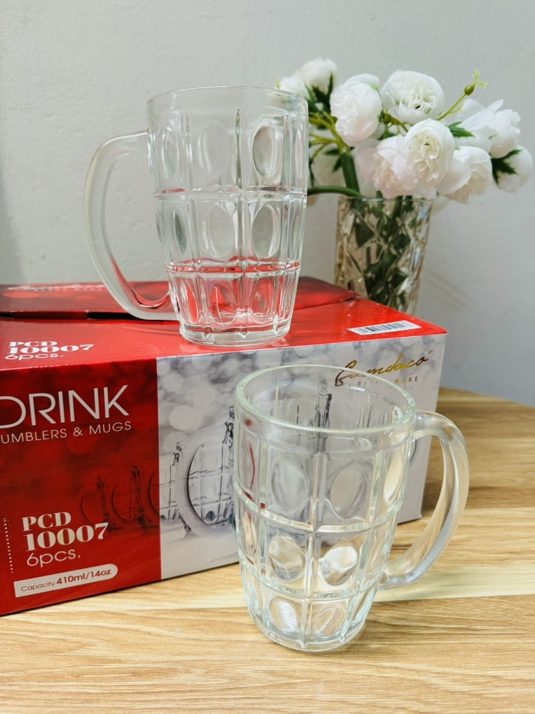 Ly Thuỷ Tinh Uống Bia Truyền Thống Cao Cấp (1)