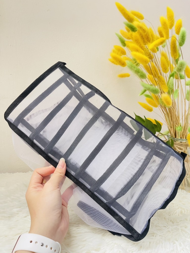 TÚI ĐỰNG ĐỒ LÓT 9 NGĂN 32x17x25cm (2)