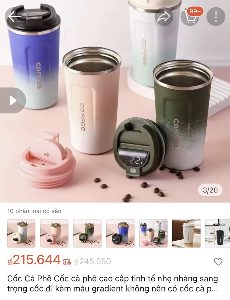 LY GIỮ NHIỆT 510ml COFFEE BẢN PLUS (5) '