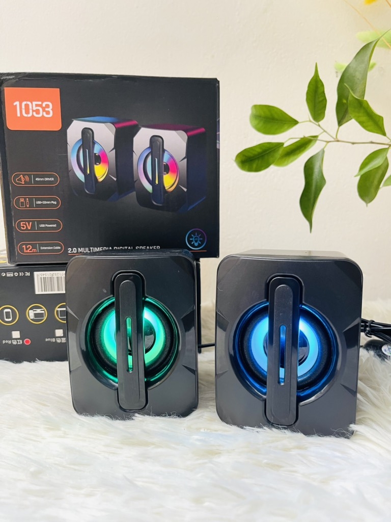 Loa Đôi Vi Tính Mini Speaker 1053 Có Led (7)