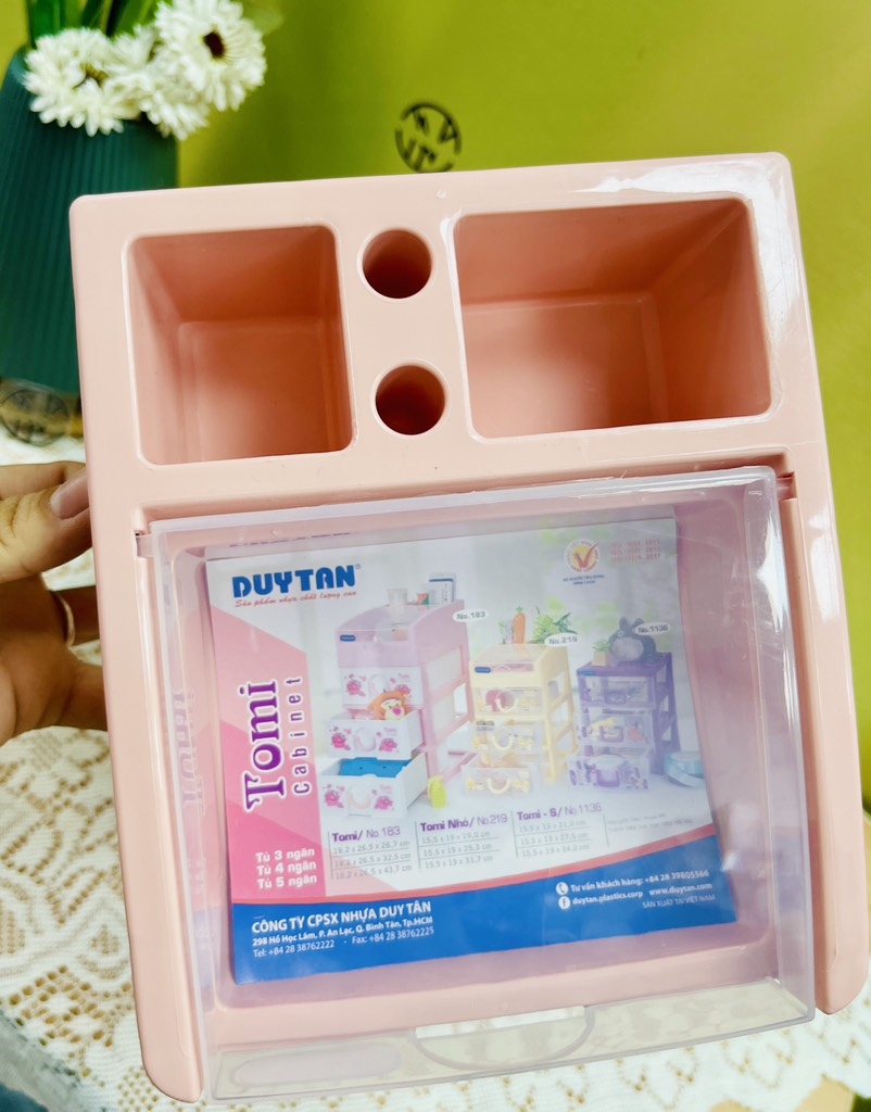 Tủ Nhựa Mỹ Phẩm Mini 5 Ngăn Cty Duy Tân (6)