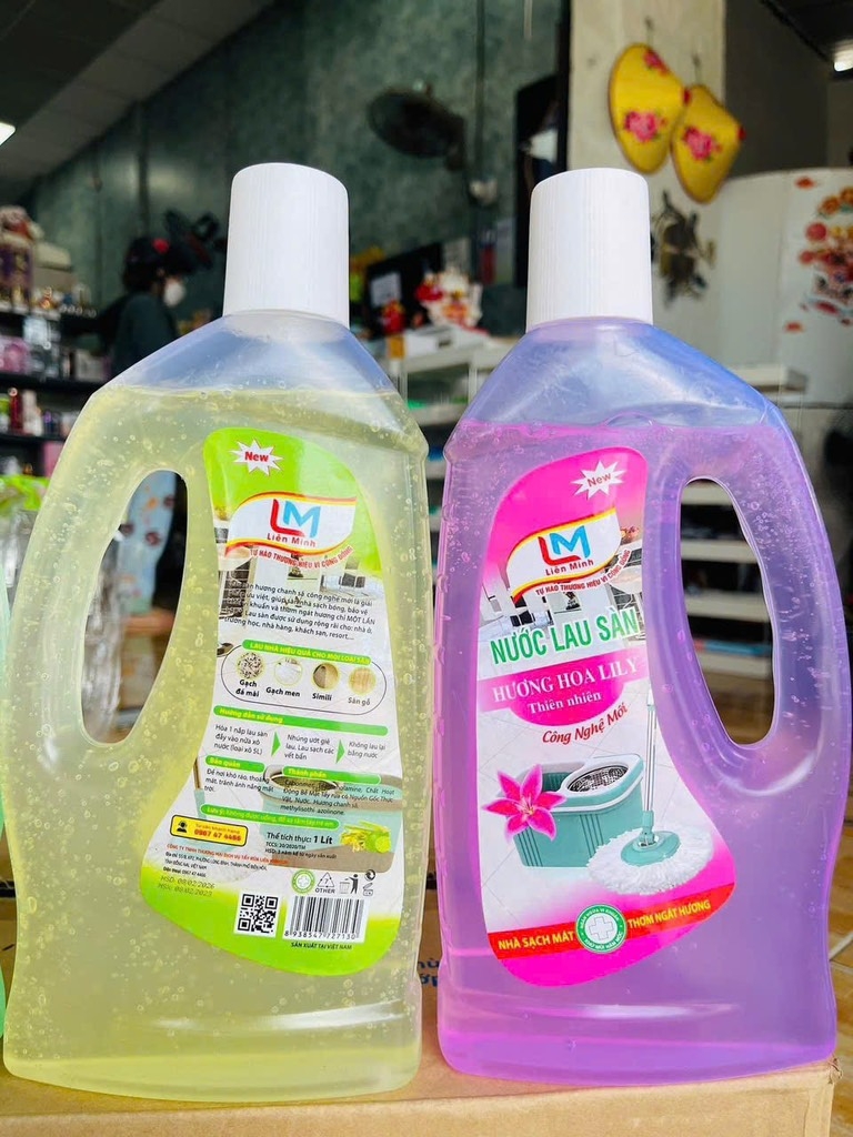 Nước Lau Sàn Cty Liên Minh 1 Lít (3) (thùng 15chai) '