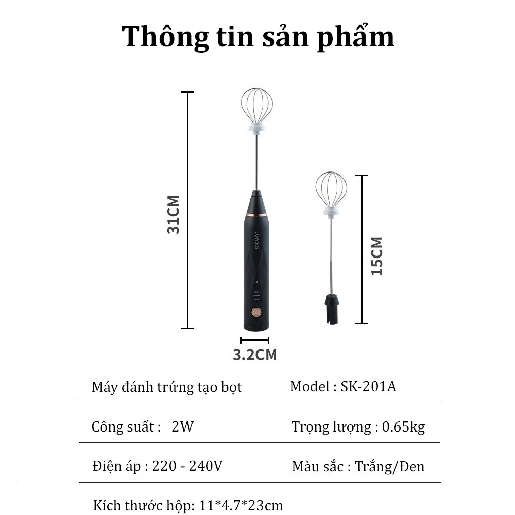 MÁY ĐÁNH TRỨNG TẠO BỌT CAFE 2 ĐẦU (5)