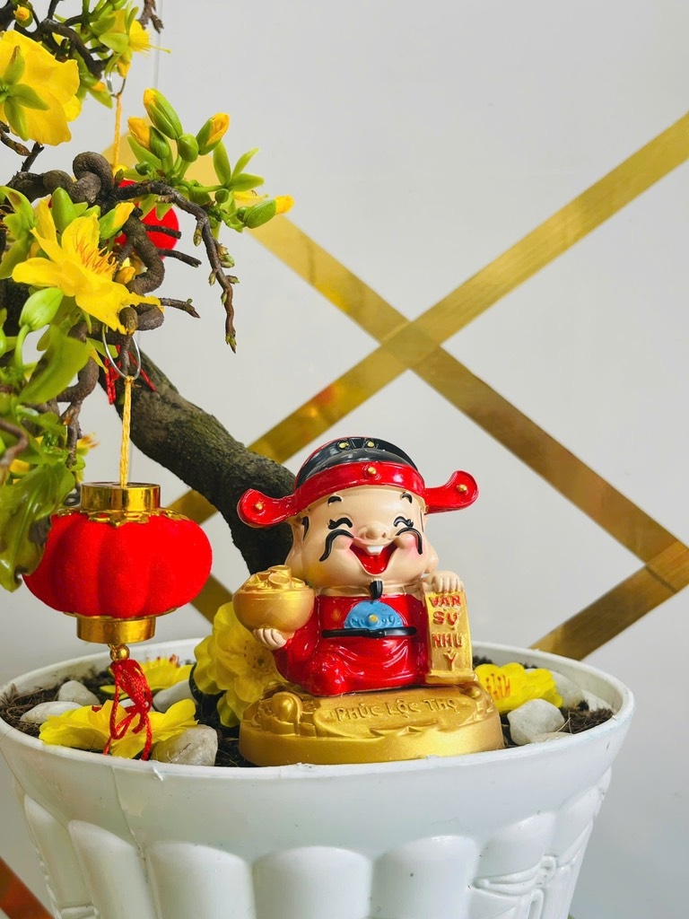 TƯỢNG THẦN TÀI ĐẾ VÀNG PHONG THUỶ CHIÊU TÀI LỘC (5)