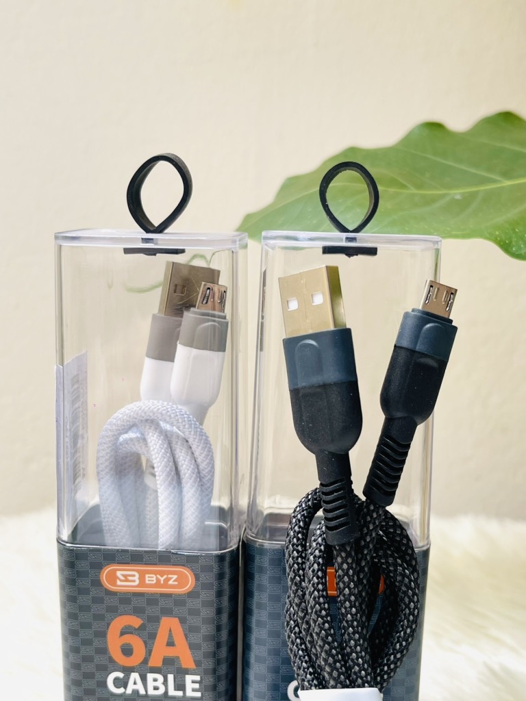 CÁP SẠC X97M NHANH 5A CHÍNH HÃNG BYZ USB RA MICRO (3)