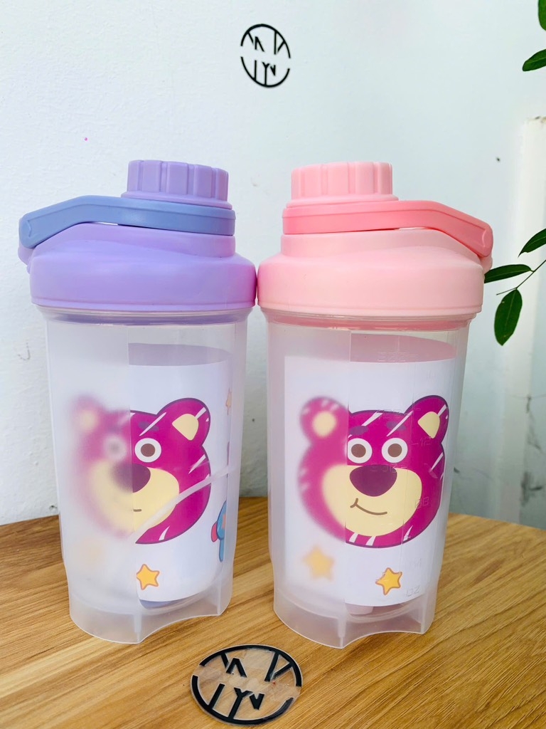 Bình nước nhựa hình gấu 500ml (3) '