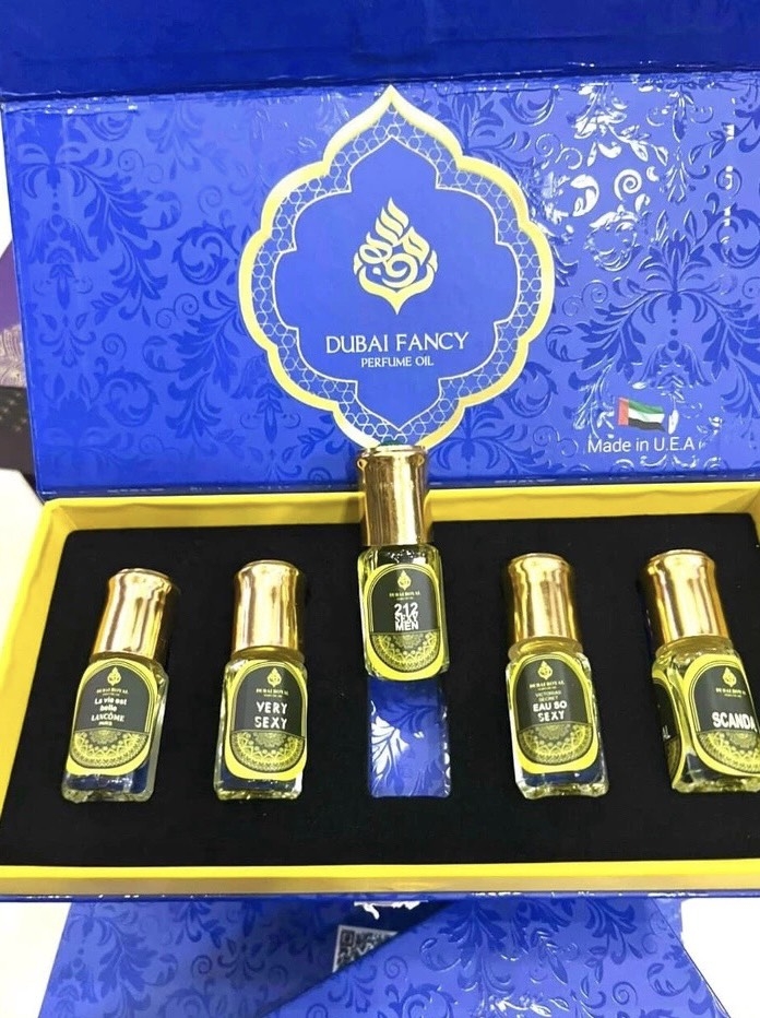 SET 5 CHAI NƯỚC HOA DUBAI NHIỀU MÙI (6) '