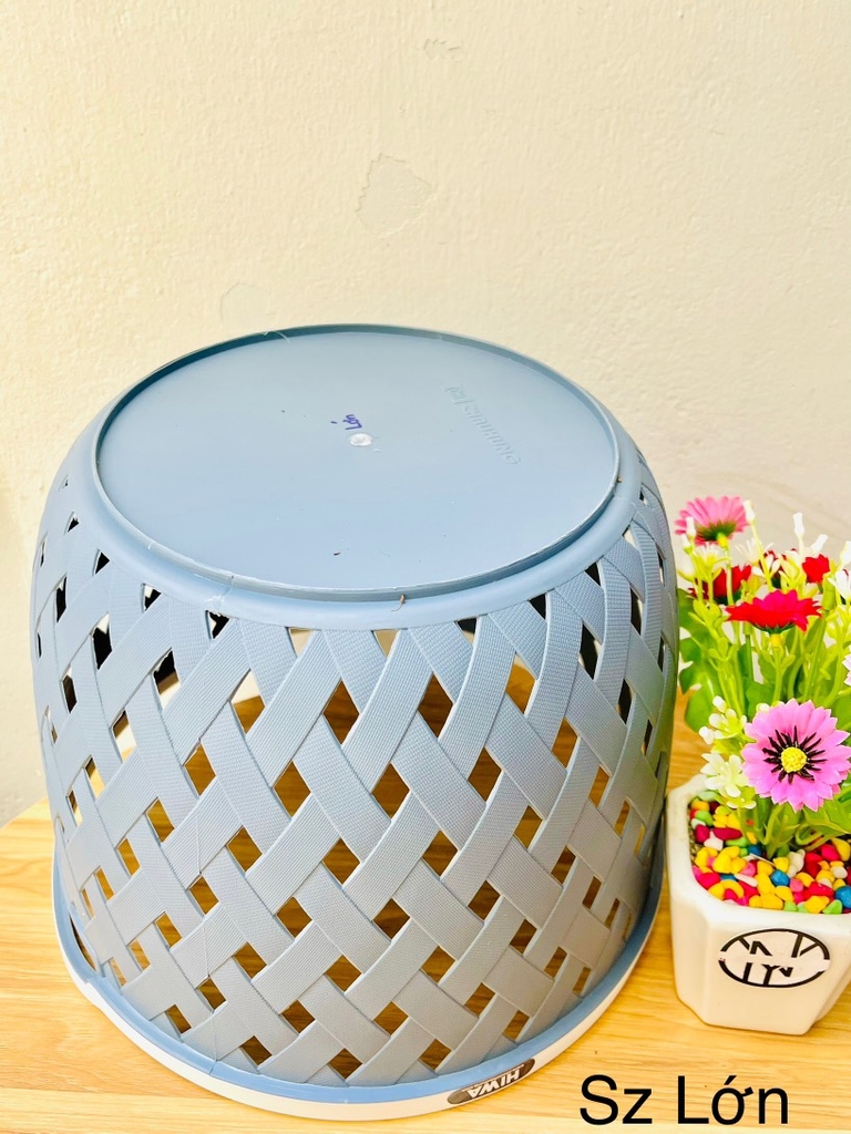 SỌT RỔ TRÒN ĐAN SIZE LỚN 29x23 CTY HIWA (2)