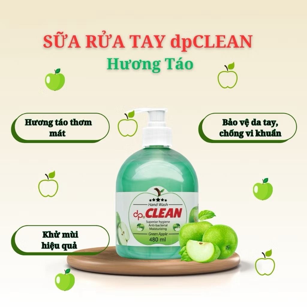 CHAI NƯỚC RỬA TAY CLEAN CHÍNH HÃNG 480ml (2)