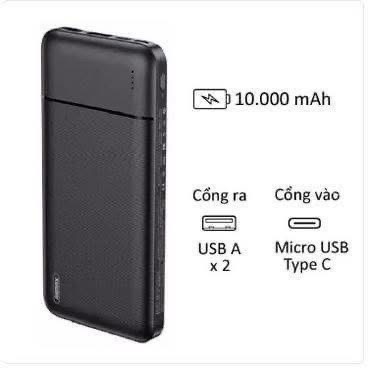 Pin Sạc Dự Phòng RP256 Chính Hãng Remax 10.000mah Sạc Nhanh 37W BH6T (10)