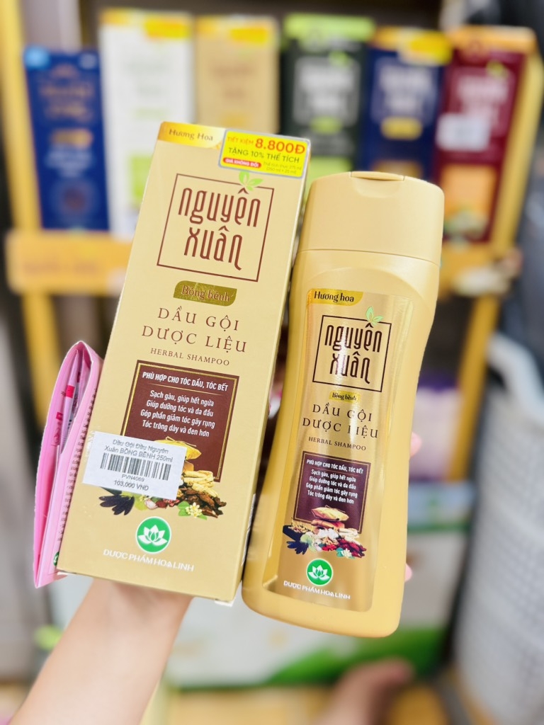 Dầu Gội Đầu Nguyên Xuân BỒNG BỀNH 250ml + 25ml DƯỢC LIỆU (6) '
