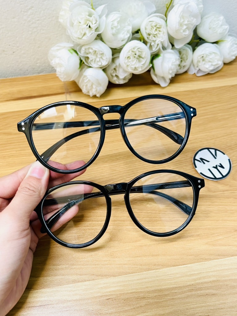 KÍNH NGỐ TRÒN 2 CHẤM , GIẢ CẬN XINH (3)