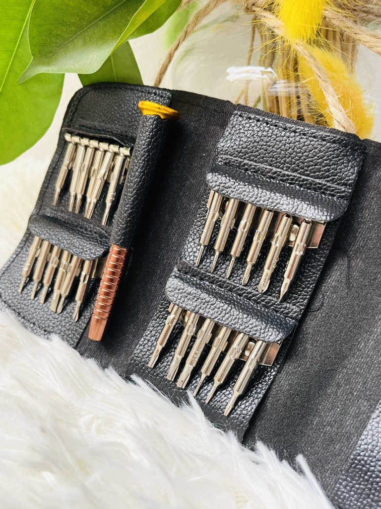 BỘ TUA VÍT SỬA CHỮA 25 ĐẦU CÓ BAO DA (2)