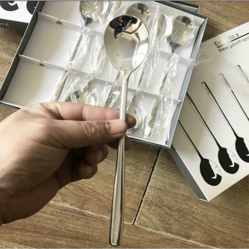 MUỖNG INOX DÀI NUOVA CAO CẤP ()