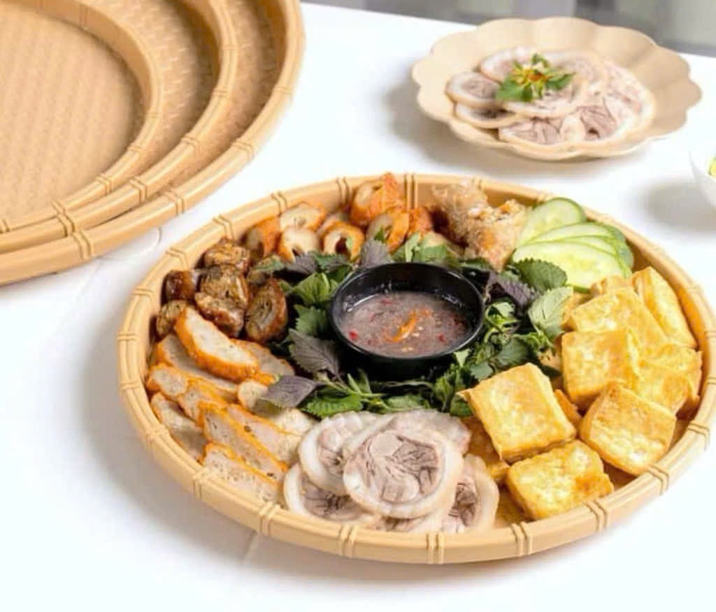 Mẹt Nhựa Giả Tre 25cm Cty Thành Đạt (2)