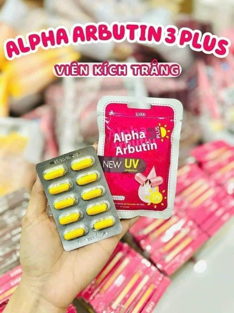 VIÊN THUỐC KÍCH TRẮNG ALPHA ARBUTIN ĐỦ LOẠI (3)
