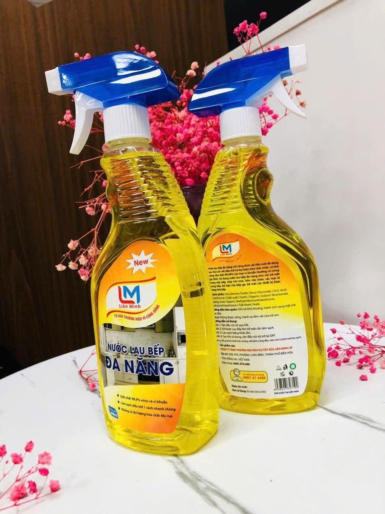 Xịt Lau Bếp Đa Năng Cty Liên Minh 600ml (2)