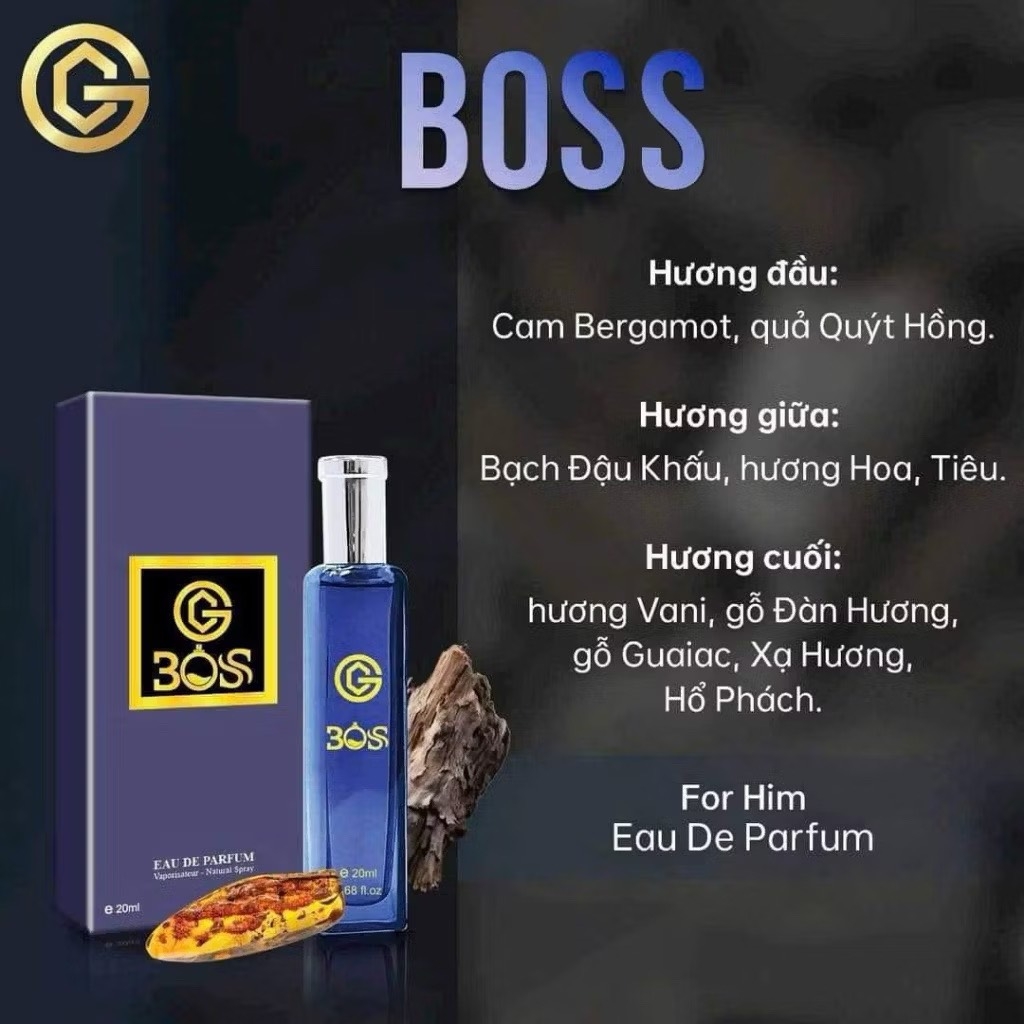 NƯỚC HOA CHARME BOSS 20ML C.HÃNG (10) '
