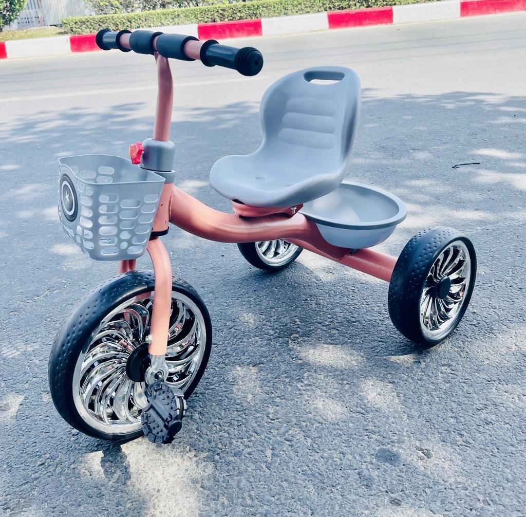 XE ĐẠP 3 BÁNH CHO BÉ CÓ DỎ TRƯỚC SAU (20)