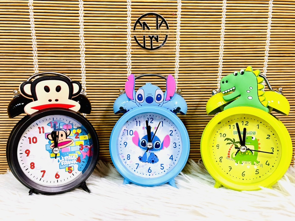 ĐỒNG HỒ BÁO THỨC 2 CHUÔNG NHIỀU HÌNH KUTE (5)