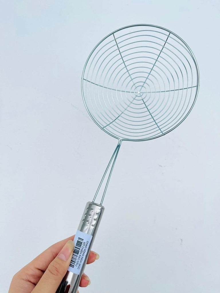 CHAO VÒNG INOX MÚC ĐỒ CHIÊN RÁO DẦU 16cm (2)