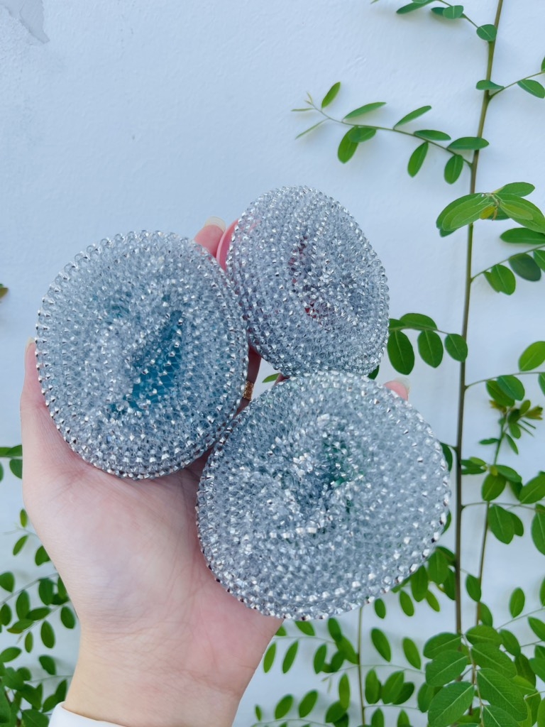 Dụng cụ chà xoong có tay cầm tháo rời được (1)