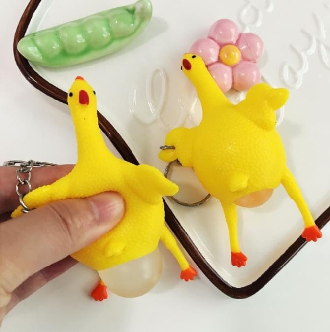 Móc Khoá Gà Đẻ Trứng (1)