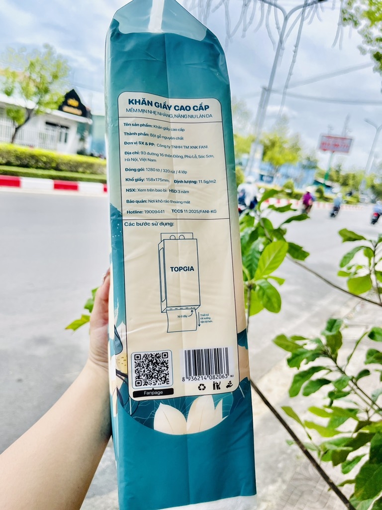 GIẤY RÚT TOPGIA 1280 TỜ CAO CẤP BỘT GỖ NGUYÊN CHẤT